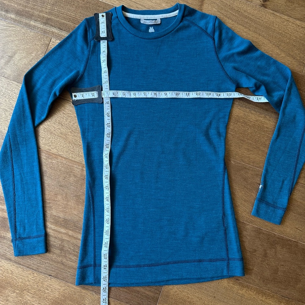 Smartwool Teal Crew Neck Top - Picture 3 of 9
